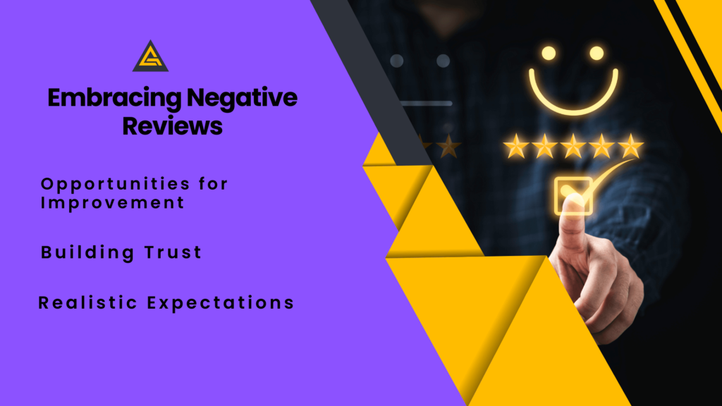 Embracing negative reviews